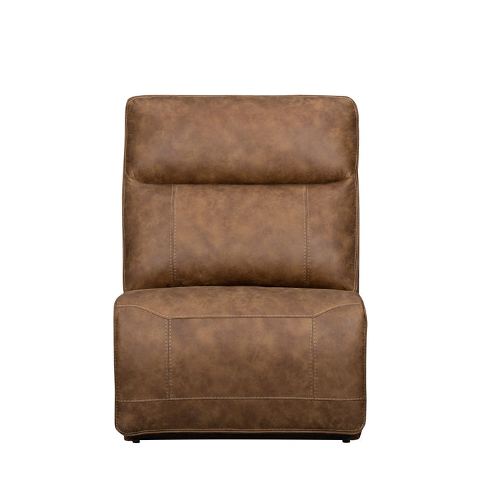 Kyra - Armless Chair - Saddle New Classic