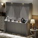 Murphy Bed With Desk, LED Lights And USB Charging Station Dreamland