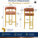 Modern Counter Height Bar Stools With U - Shaped Home Essentials