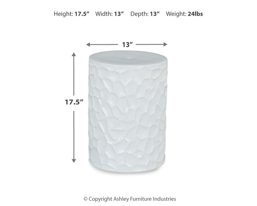 Jungrove - Stool - White Signature Design by Ashley®