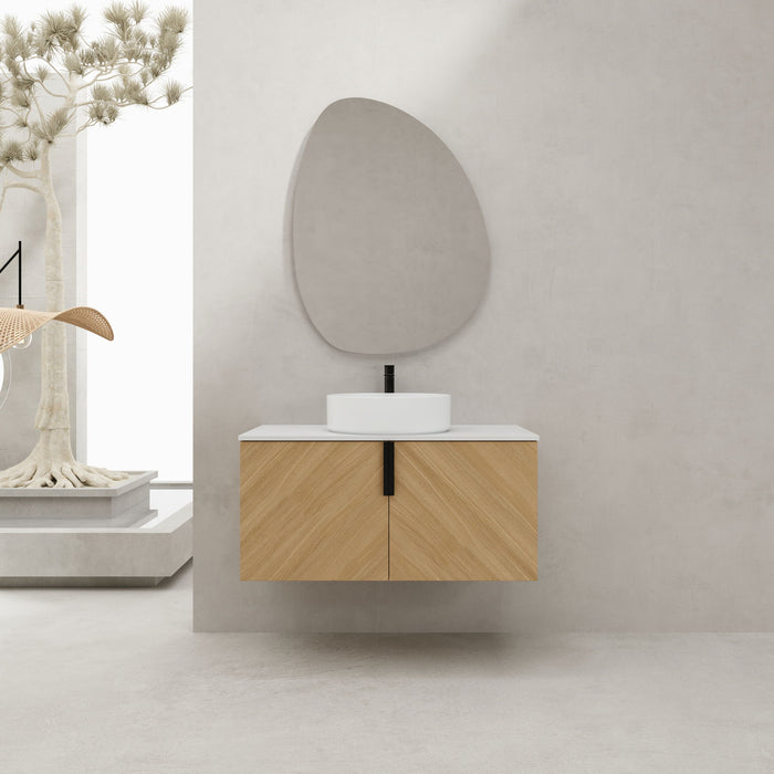 Wall Mounted Bathroom Vanity With Art Sink Home Essentials
