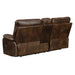 Power Reclining Loveseat - Brown - Fabric Emerald Home
