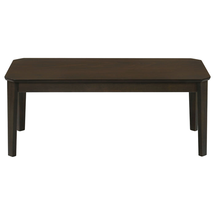 Amaro - 3 Piece Coffee And End Table Set - Dark Brown Furniture Max