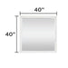 Denver - Square Mirror Matrix Furniture Group