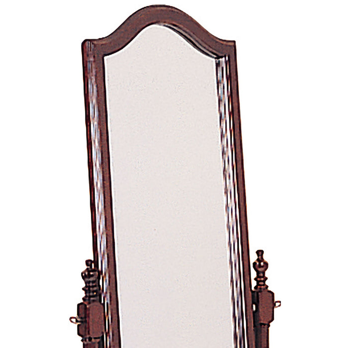Meriwel - Adjustable Full Length Cheval Mirror With Arched Top - Brown Furniture Max