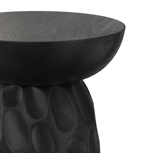 Boyd - V Chisel Accent Table - Black Simpli-Home