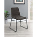 Dacy - Dining Side (Set of 2) And Sturdy Sled Base - Brown Furniture Max