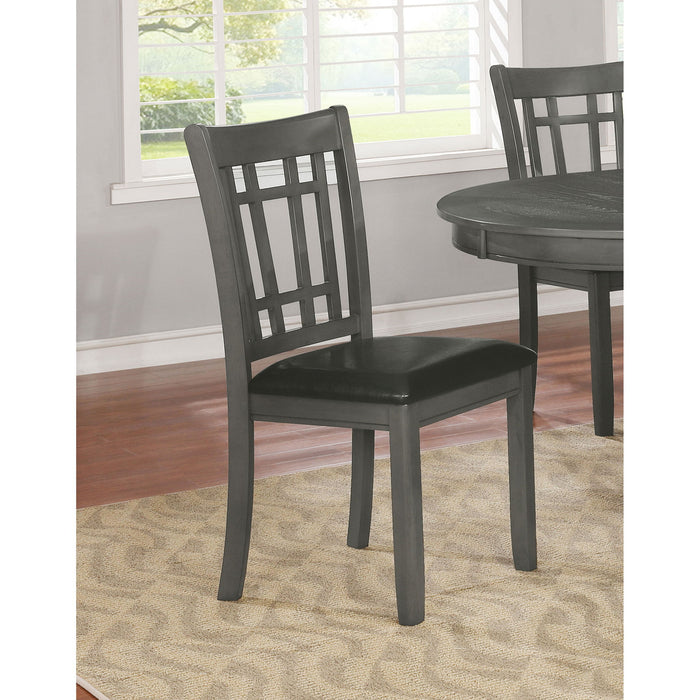 Lattice Back Side Chairs (Set of 2) Furniture Max