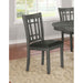 Lattice Back Side Chairs (Set of 2) Furniture Max