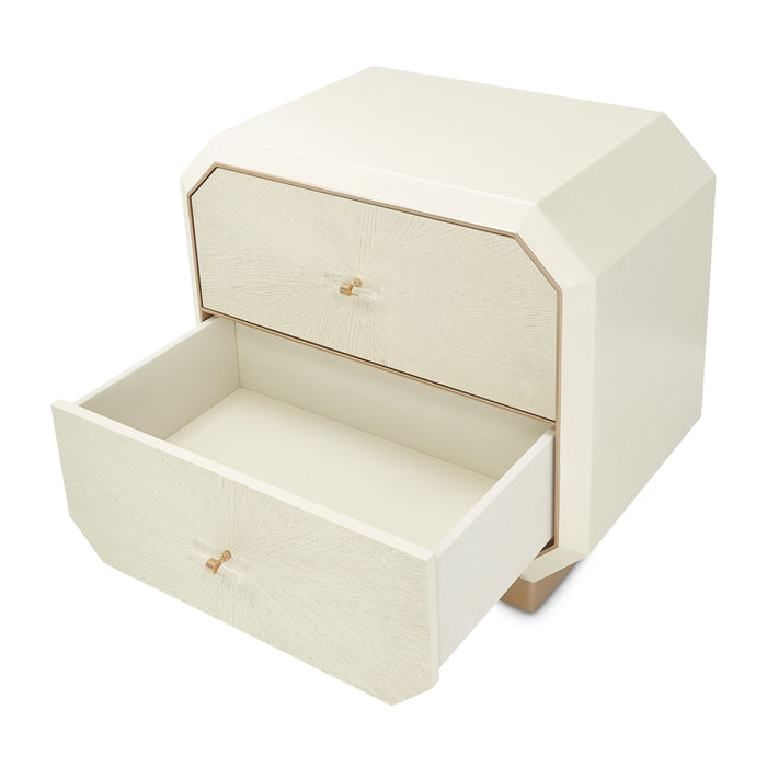 La Rachelle - 2-Drawer Nightstand - Champagne Michael Amini