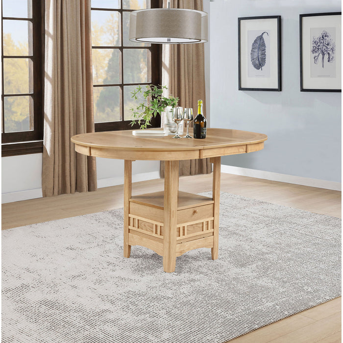 Davis - Counter Height Extension Dining Table - Light Oak Furniture Max