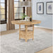 Davis - Counter Height Extension Dining Table - Light Oak Furniture Max