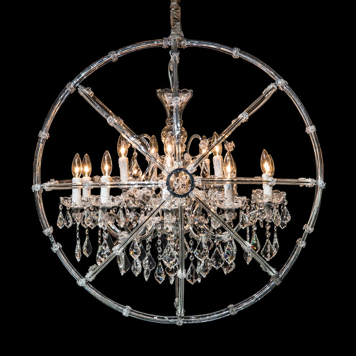 Michael Amini Lighting - Pena 15-Light Traditional Crystal Chandelier - Clear Michael Amini
