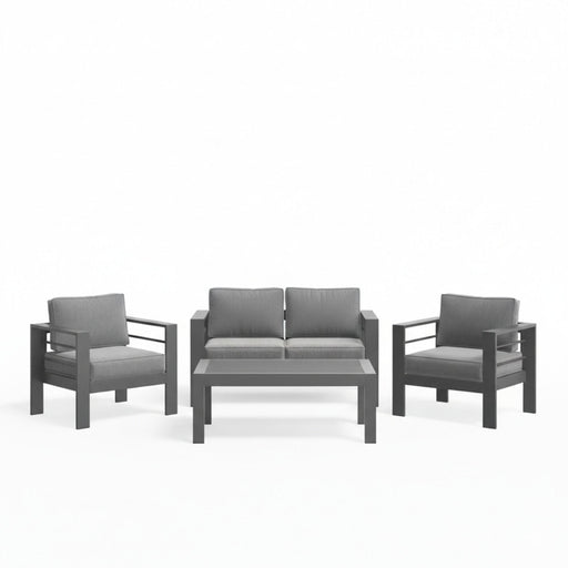 Outdoor Patio Set, All-Weather With Thick Cushions Home Essentials