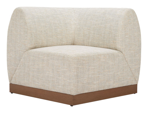 Christy - Corner Chair - Beige Zuo Modern