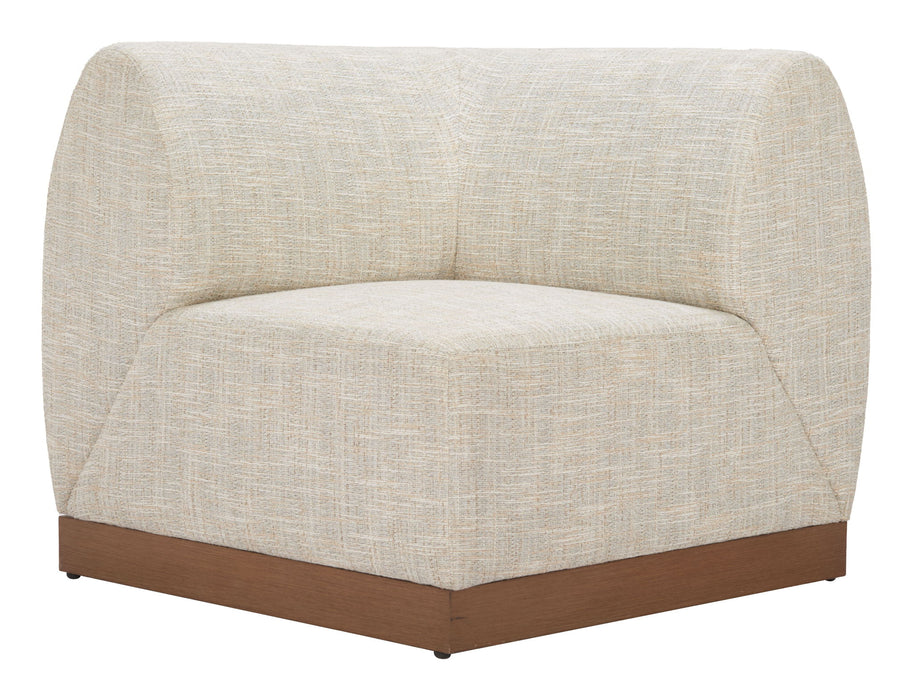 Christy - Corner Chair - Beige Zuo Modern