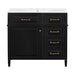 Modern Bathroom Vanity With Sink Top, Flip Drawer Design Hearth and Haven