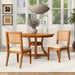 Compact Ergonomic Upholstered Side Chairs (Set of 2) Home Essentials