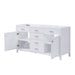 Bathroom Vanity Cabinet Only With Soft Closing Doors & Drawers, Adjustable Shelves - White Noble House