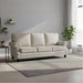 3 Seater Sofa With Nailhead Trim And Turned Legs For Living Room US Pride