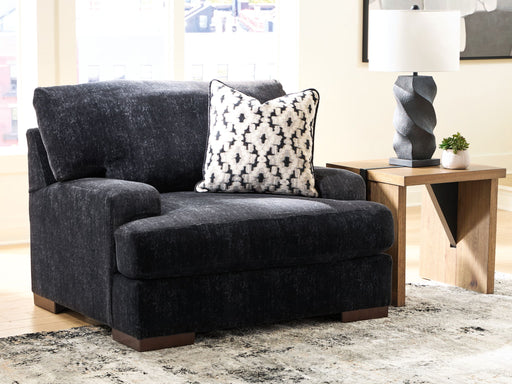 Whitmore Manor - Chair And A Half - Black Pearl Benchcraft®