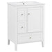 Modern Bathroom Vanity With Sink, Soft Close Drawers & Door, Storage Rack Noble House