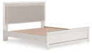 Zuraleus - Upholstered Panel Platform Bed With Roll Slats Signature Design by Ashley®