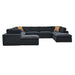 Custom Configuration Modular Sectional With Toss Pillows Home Essentials