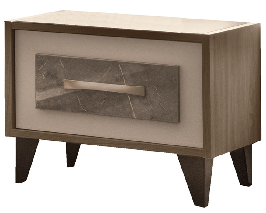 ArredoAmbra - Nightstand - Light Brown / Beige Arredoclassic Italy