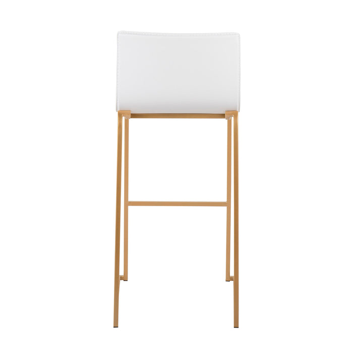 Mara - Contemporary Upholstered Barstool (Set of 2) Lumi Source