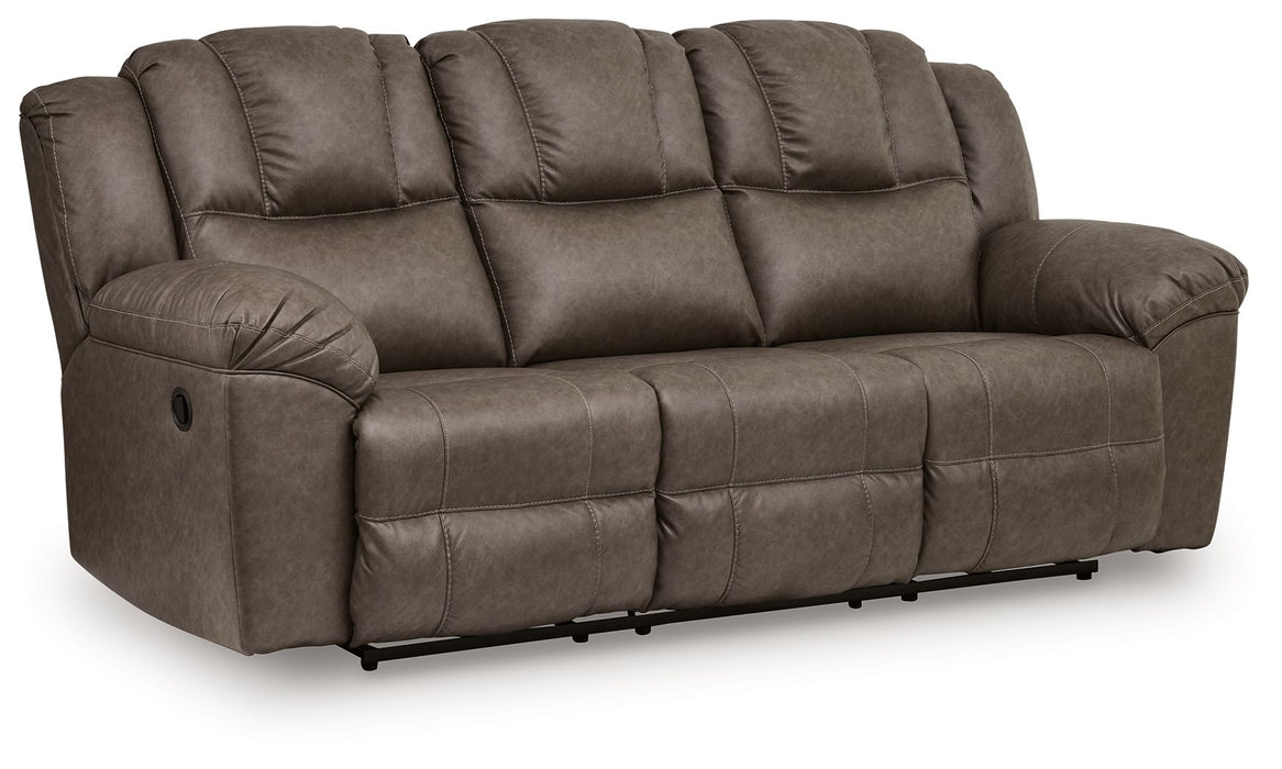 Lowilla - 2 Pc. - Reclining Sofa And Loveseat - Driftwood Signature Design by Ashley®