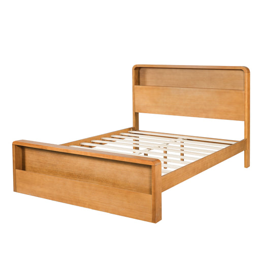 Bed Frame With Dual Open Storage Headboard And Footboard Noble House