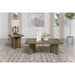 Neskowin - 2 Piece And End Table Set With Geometric Panels - Brown Furniture Max