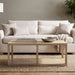 Ellis - Open Frame Coffee Table With Lower Shelf - Natural Jennifer Taylor Home