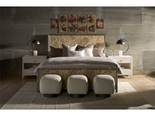 Modern / Mist & Veil - Sola Pouf - Beige Universal Furniture