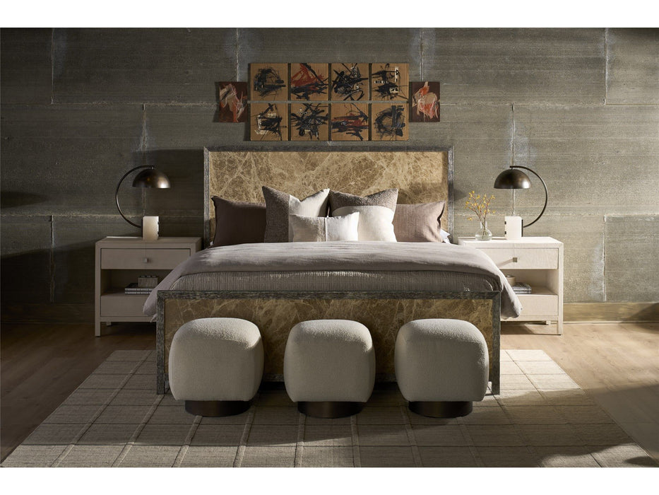 Modern / Mist & Veil - Sola Pouf - Beige Universal Furniture