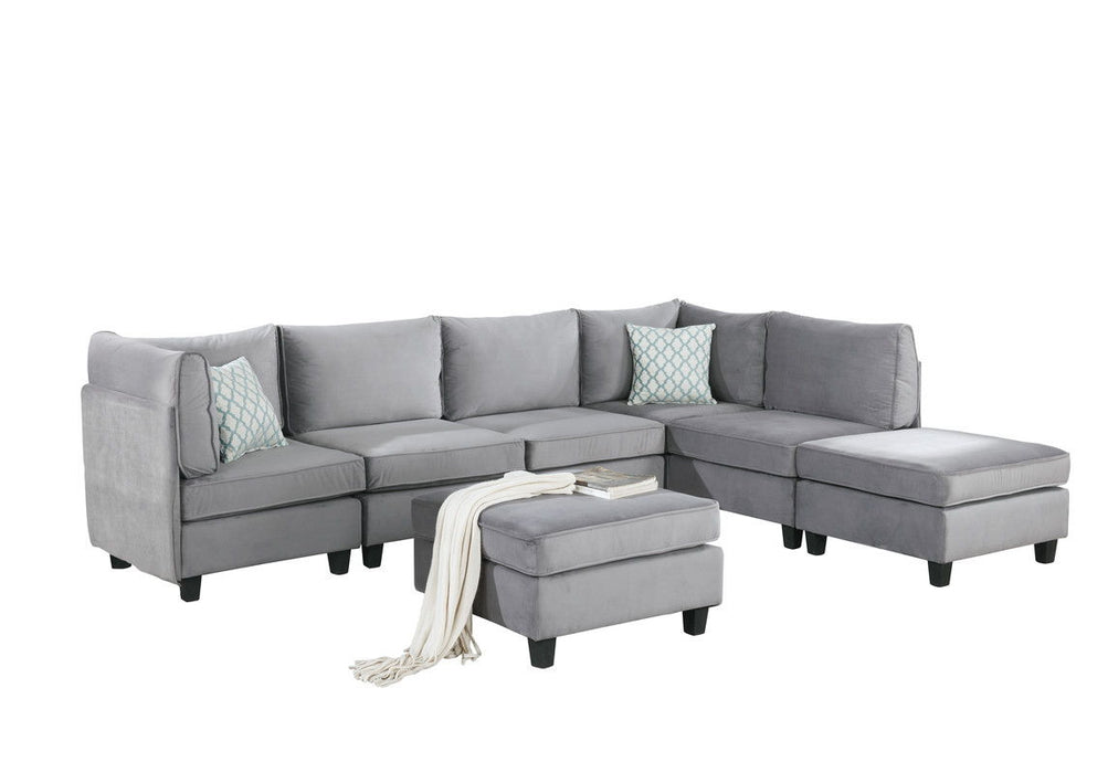 Zelmira - Velvet Sctional Sofa