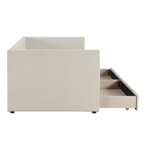 Daybed With Two Drawers And Wood Slat Halcyon Home