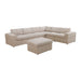 Oversized Modular Sectional Sofa, Reversible With Ottoman Home Essentials