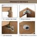 Freestanding Bathroom Vanity With Sink And Storage Rack, Soft Close Doors Base With Basin Home Essentials