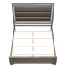 Bed With Horizontal Tufting Headboard Home Essentials