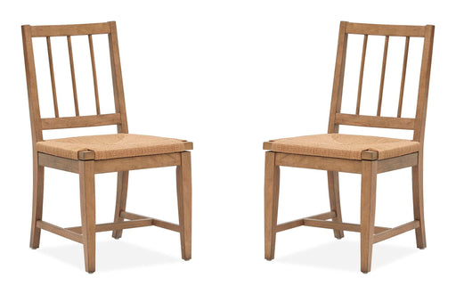 Lindon - Dining Side Chair With Paper Cord Seat (Set of 2) - Light Brown Magnussen Furniture