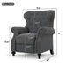 Modern Manual Push Back Recliner Chair Noble House