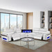 Nova - Sectional With Bluetooth Speaker, LED And Lifting Wine Cabinet Matrix Furniture Group
