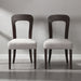 Upholstered Dining Chairs (Set of 2) - Gray Noble House