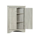 Triangle Bathroom Storage Cabinet With Adjustable Shelves, Freestanding Floor Cabinet - Oak Hearth and Haven