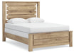 Brozmont - Queen Panel Bed - Tan Benchcraft®