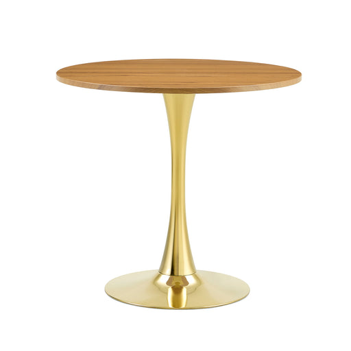 Round Dining Table With Thickened Top For Kitchen Home Essentials