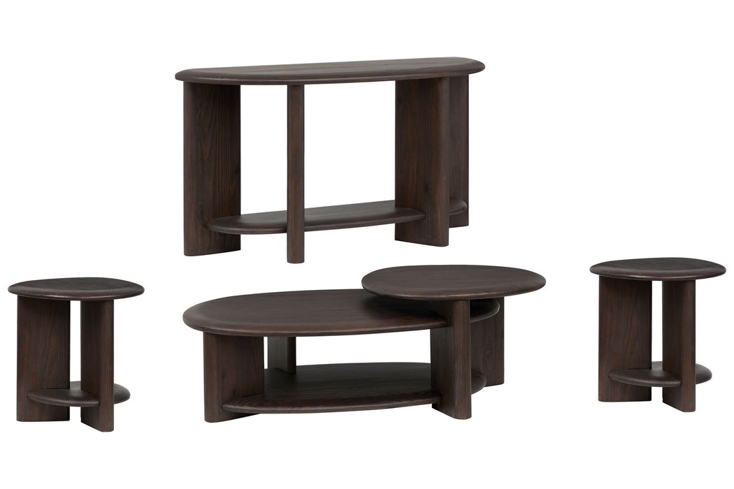 Upton - Shaped Cocktail Table Set Magnussen Furniture