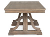 Paxton Place - Trestle Dining Table - Dovetail Gray Magnussen Furniture